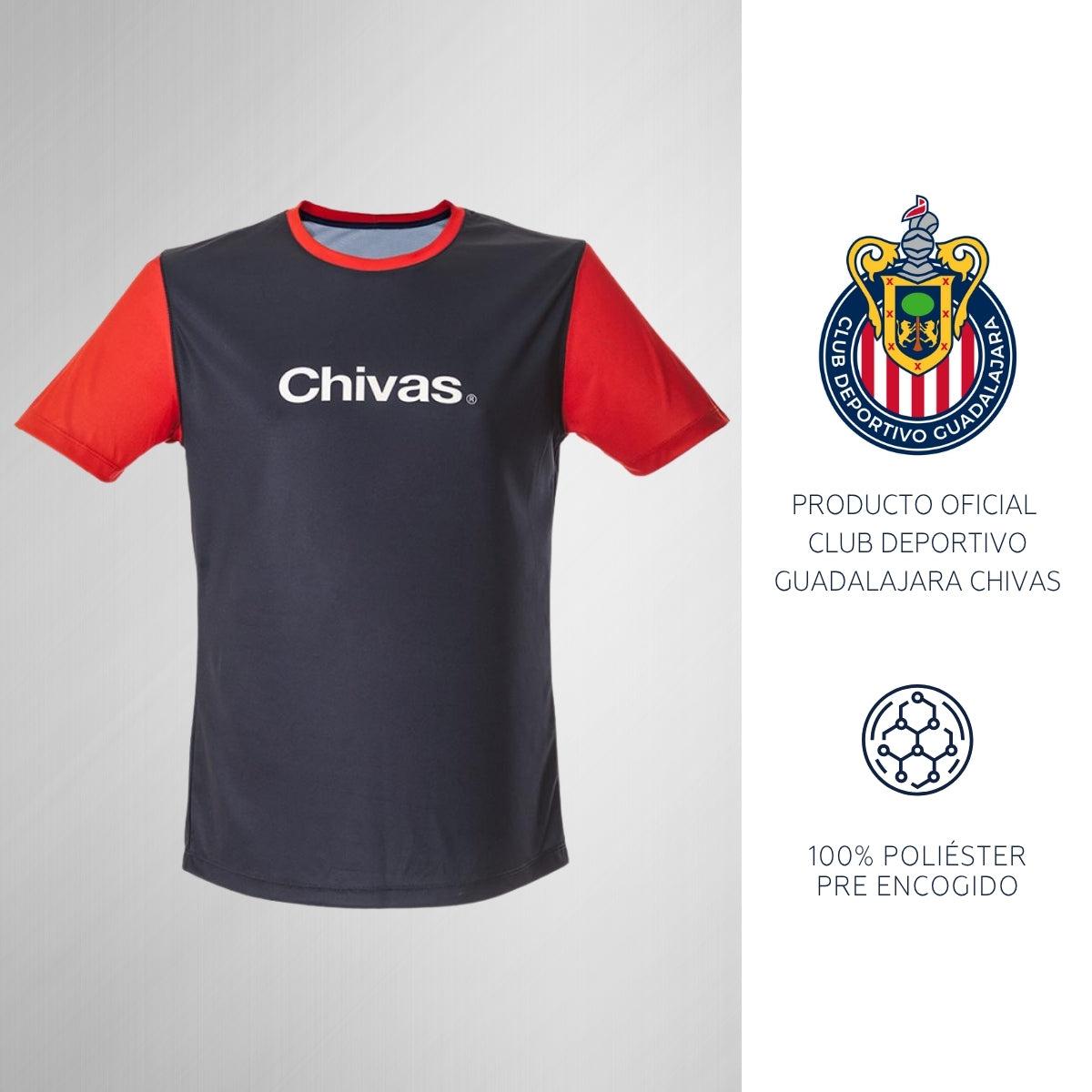 Playera Deportiva Hombre Chivas Guadalajara JERSEYFIT
