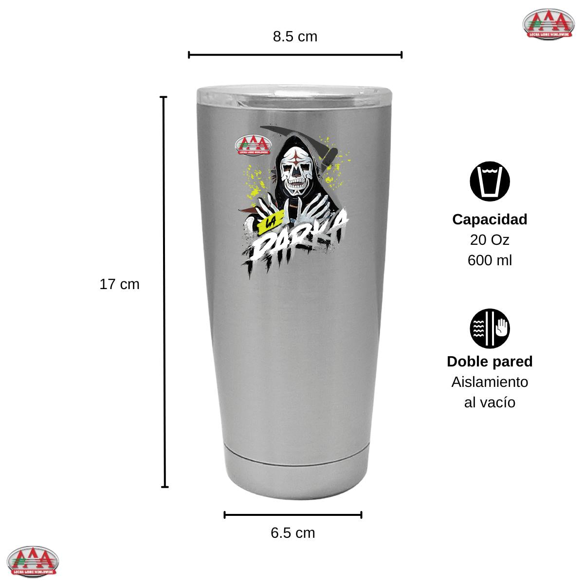 Termo 20 Oz Lucha Libre AAA La Parka