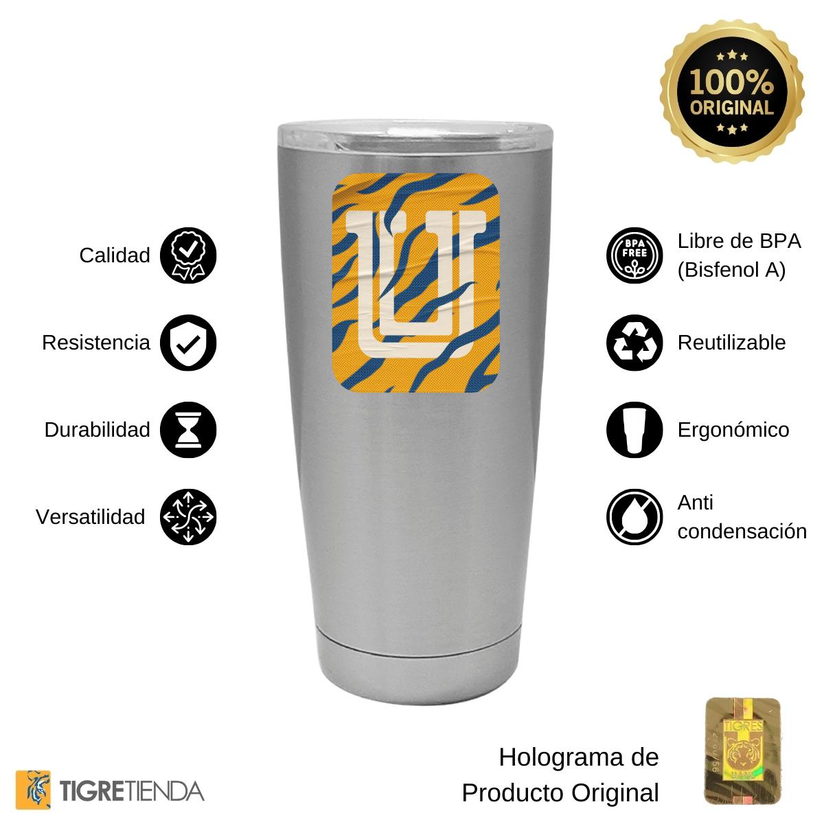 Termo 20 Oz Tigres UANL U Rayas