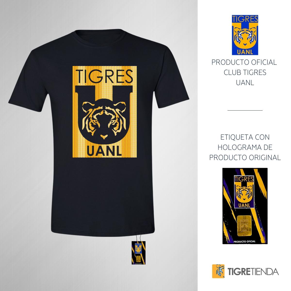 Playera Hombre Tigres UANL Escudo
