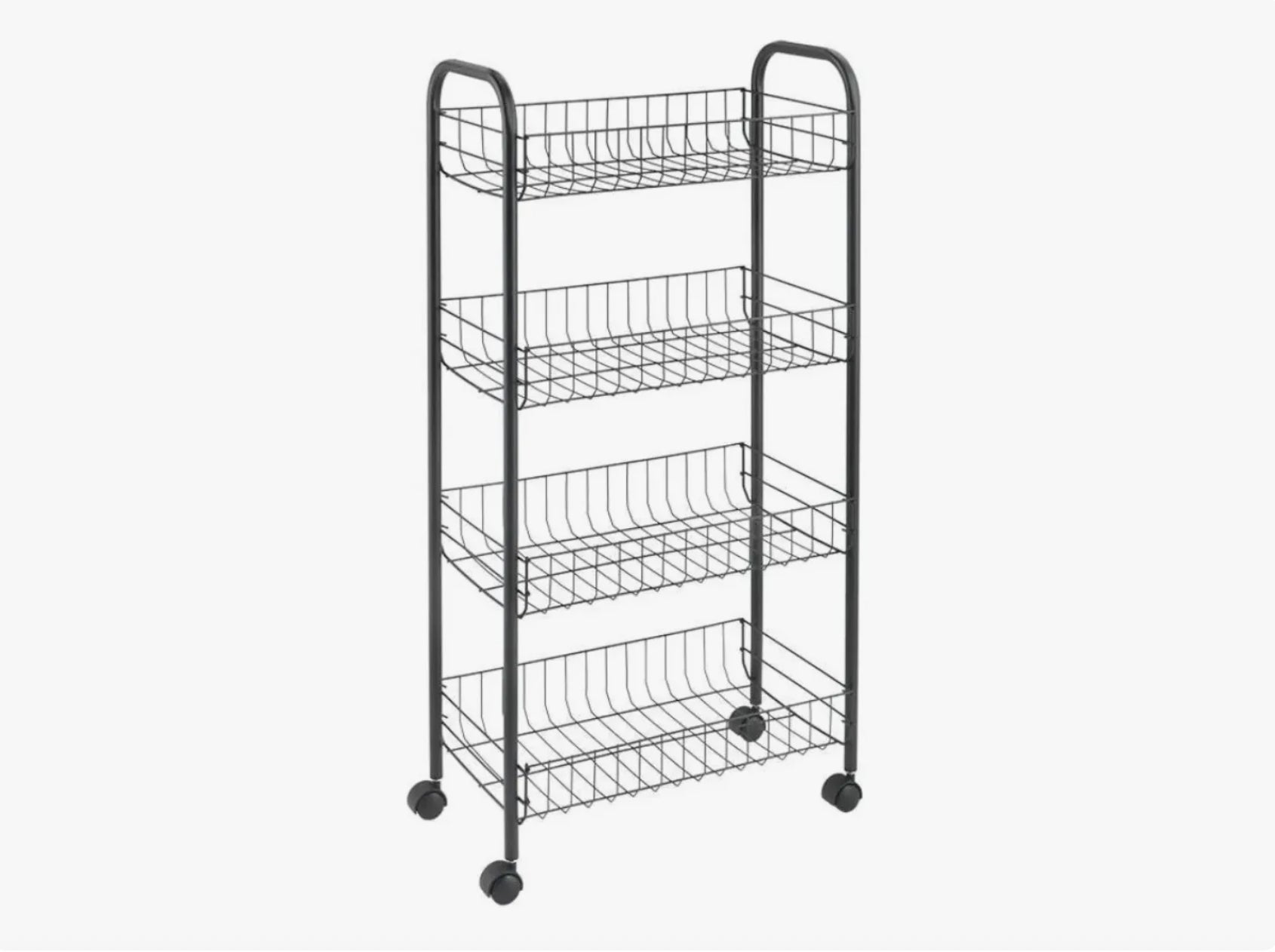 Carrito Organizador Multiusos de Metal Polytherm 4 Bandejas