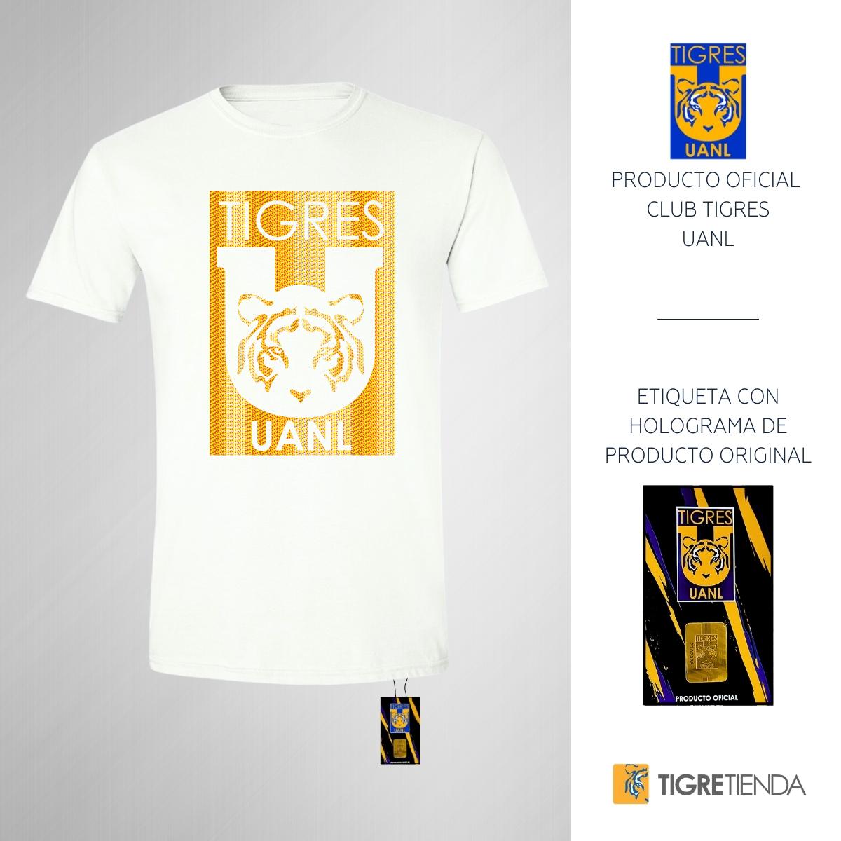 Playera Hombre Tigres UANL Escudo