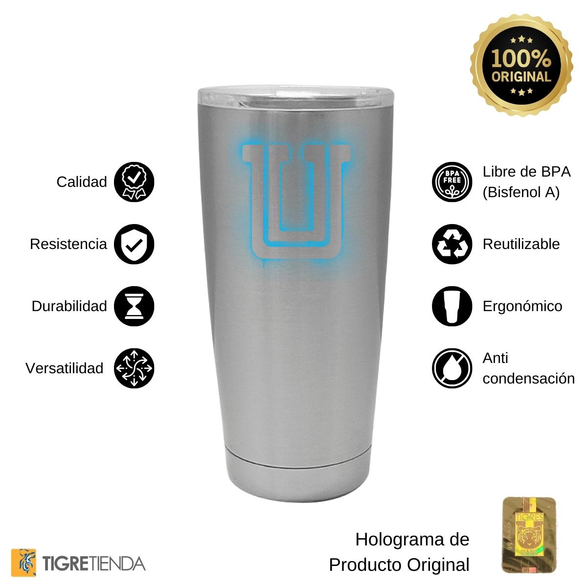 Termo 20 Oz Tigres UANL Grafitti Azul