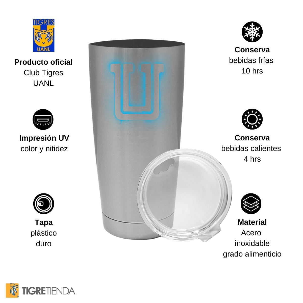 Termo 20 Oz Tigres UANL Grafitti Azul