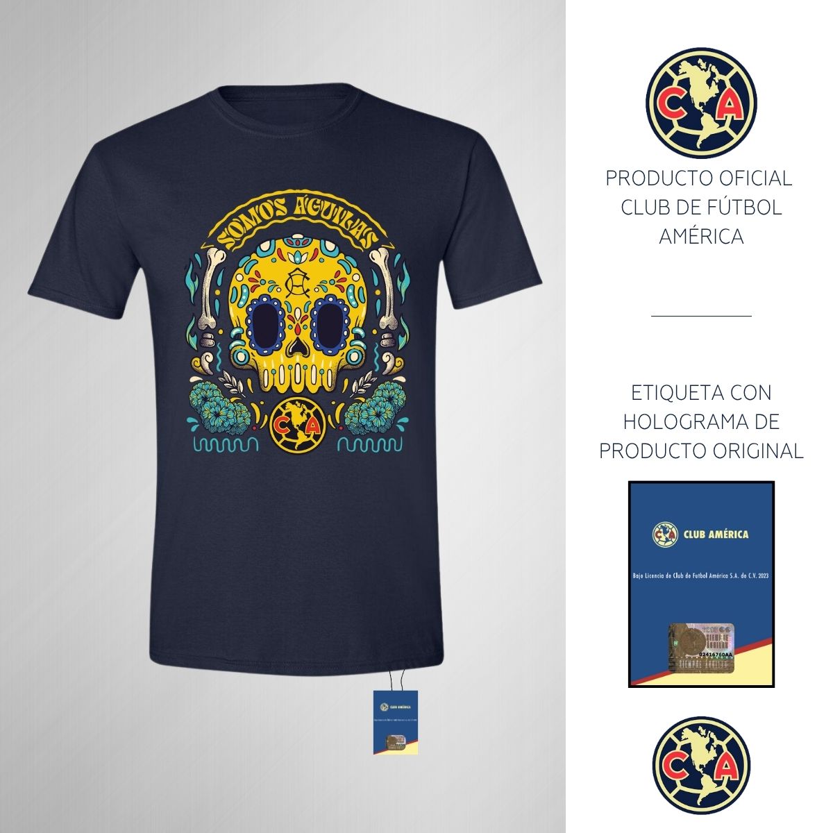 Playera América Hombre Día de Muertos OD76933
