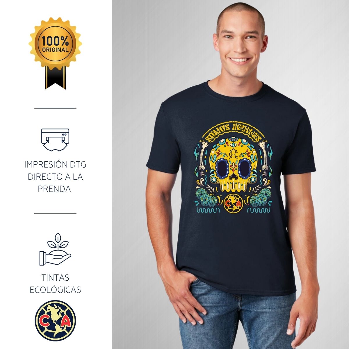Playera América Hombre Día de Muertos OD76933