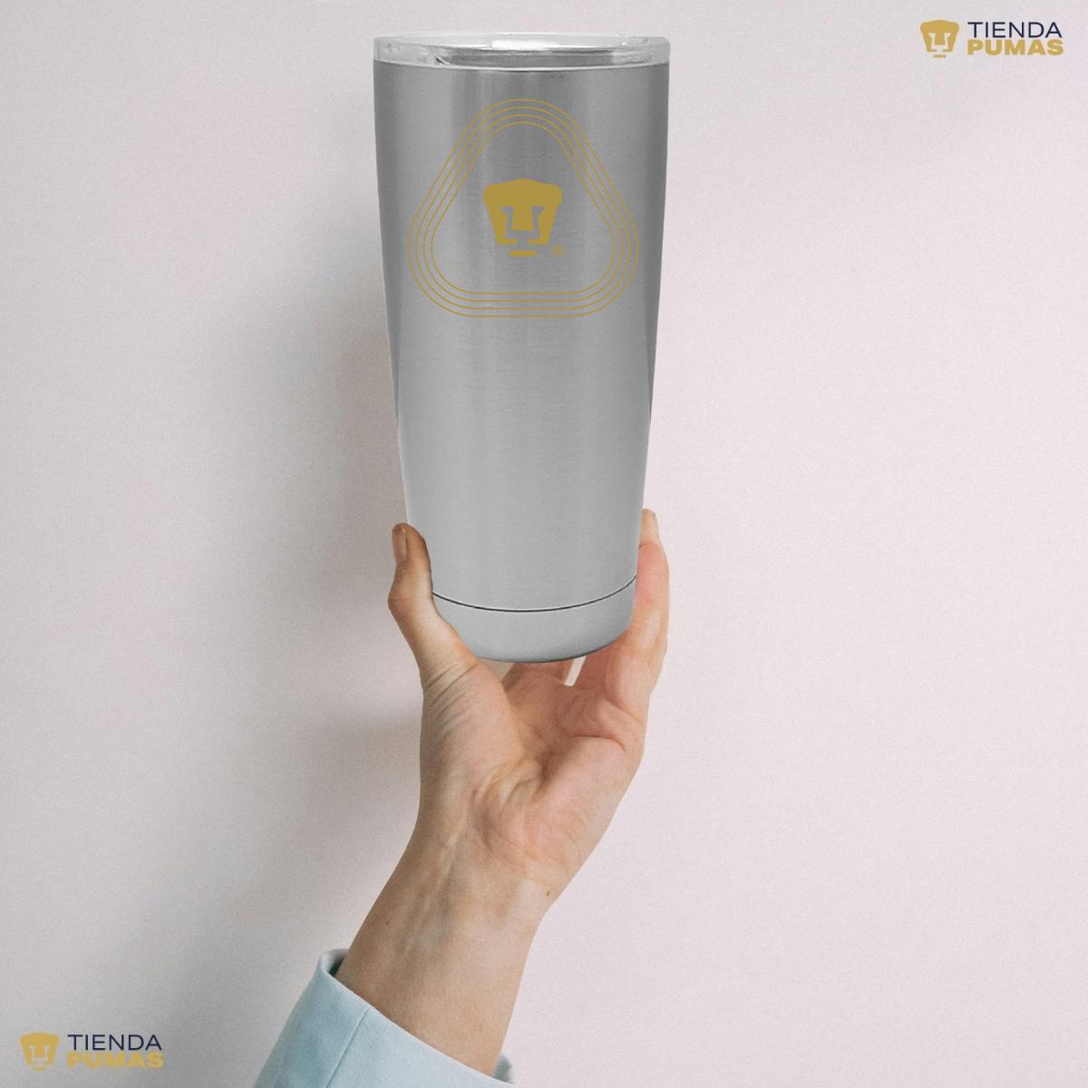 Termo 20 Oz Pumas UNAM Logo Líneas