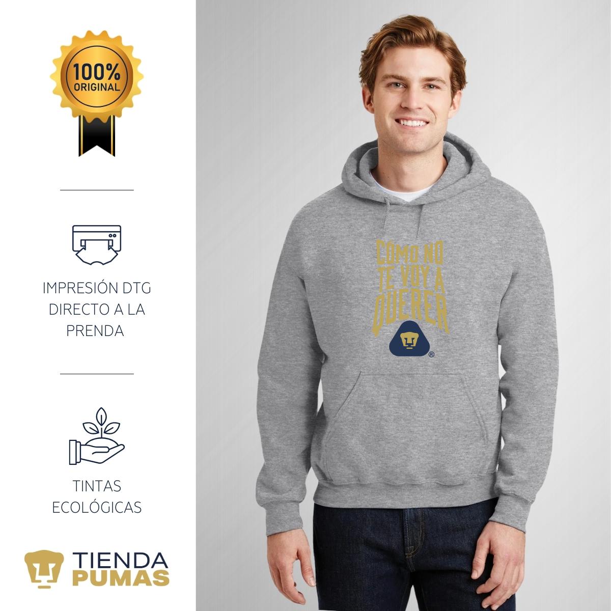 Sudadera para Hombre Hoodie Pumas UNAM Cómo no te voy