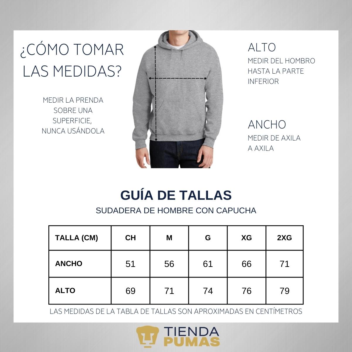 Sudadera para Hombre Hoodie Pumas UNAM Cómo no te voy