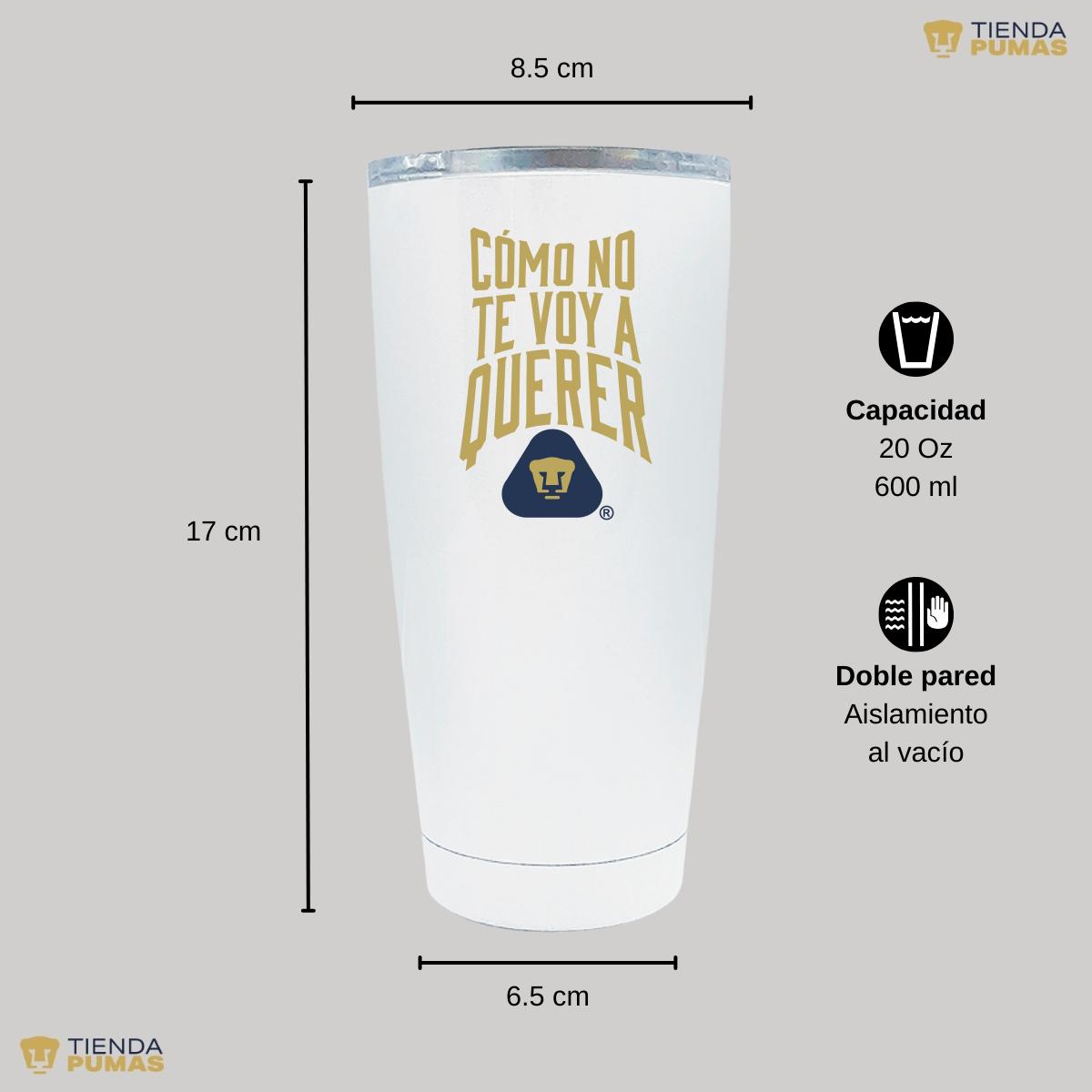 Termo 20 Oz Pumas UNAM Cómo no