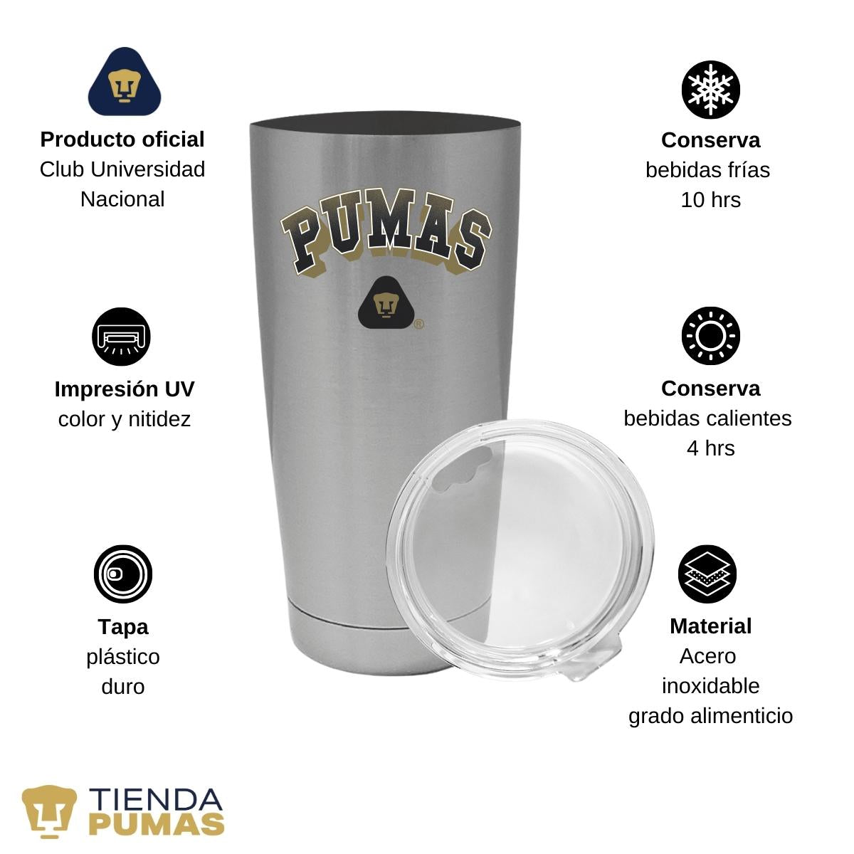 Termo 20 Oz Pumas UNAM Pumas 3D