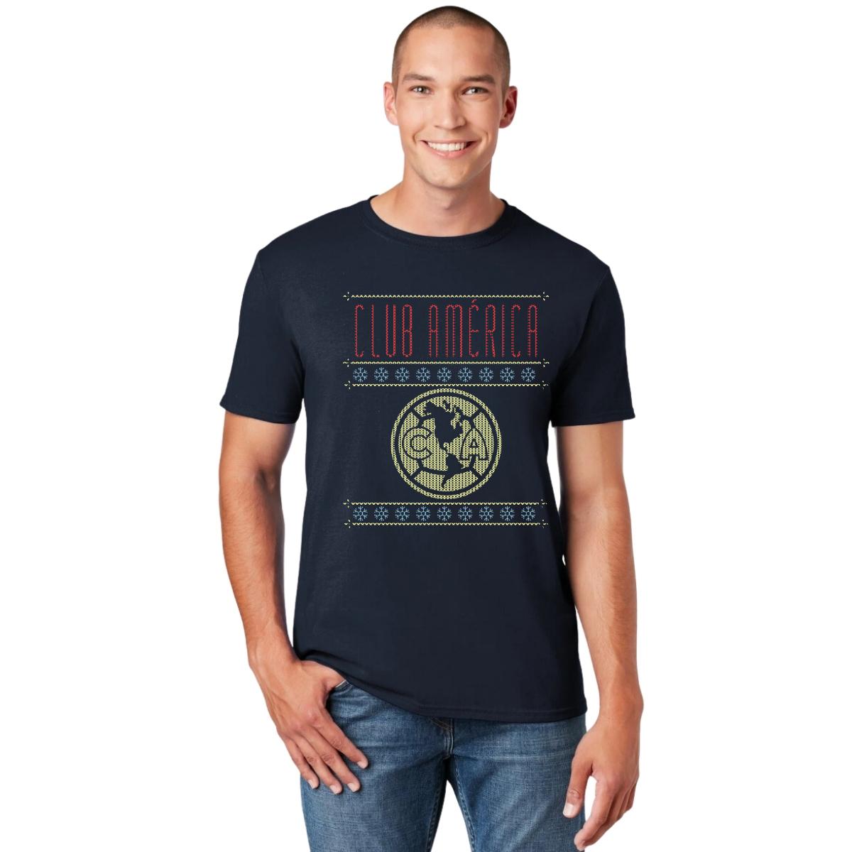 Playera Club América Águilas Hombre Navidad OD77121