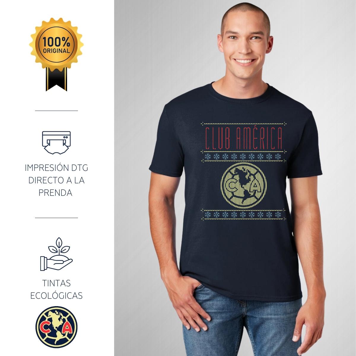Playera Club América Águilas Hombre Navidad OD77121