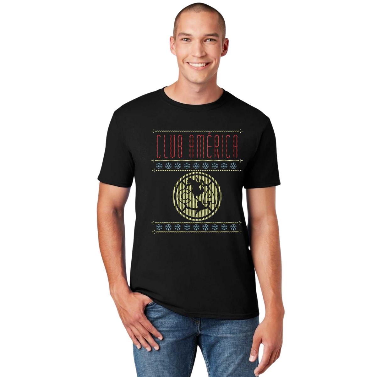 Playera Club América Águilas Hombre Navidad OD77121