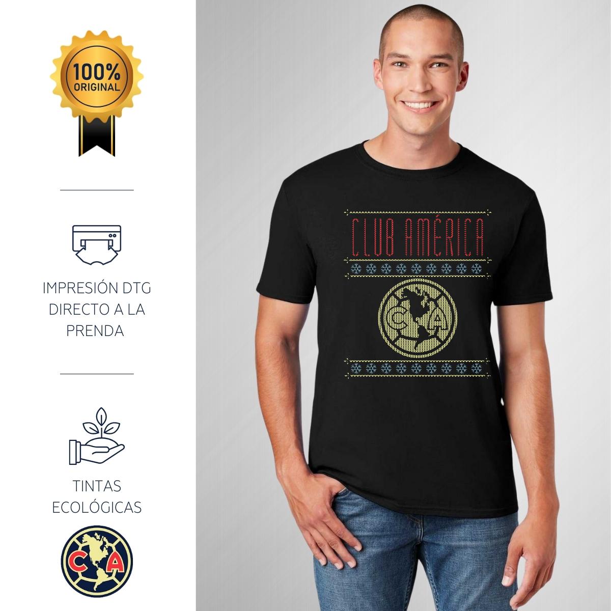 Playera Club América Águilas Hombre Navidad OD77121