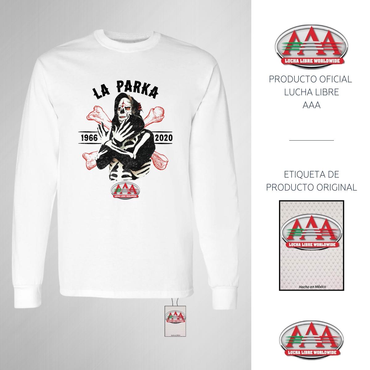 Playera Manga Larga Lucha Libre AAA Hombre La Parka OD77127