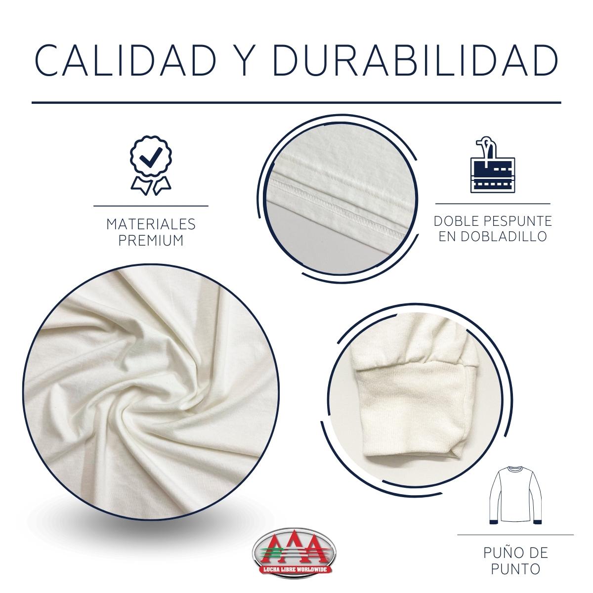 Playera Manga Larga Lucha Libre AAA Hombre La Parka OD77127