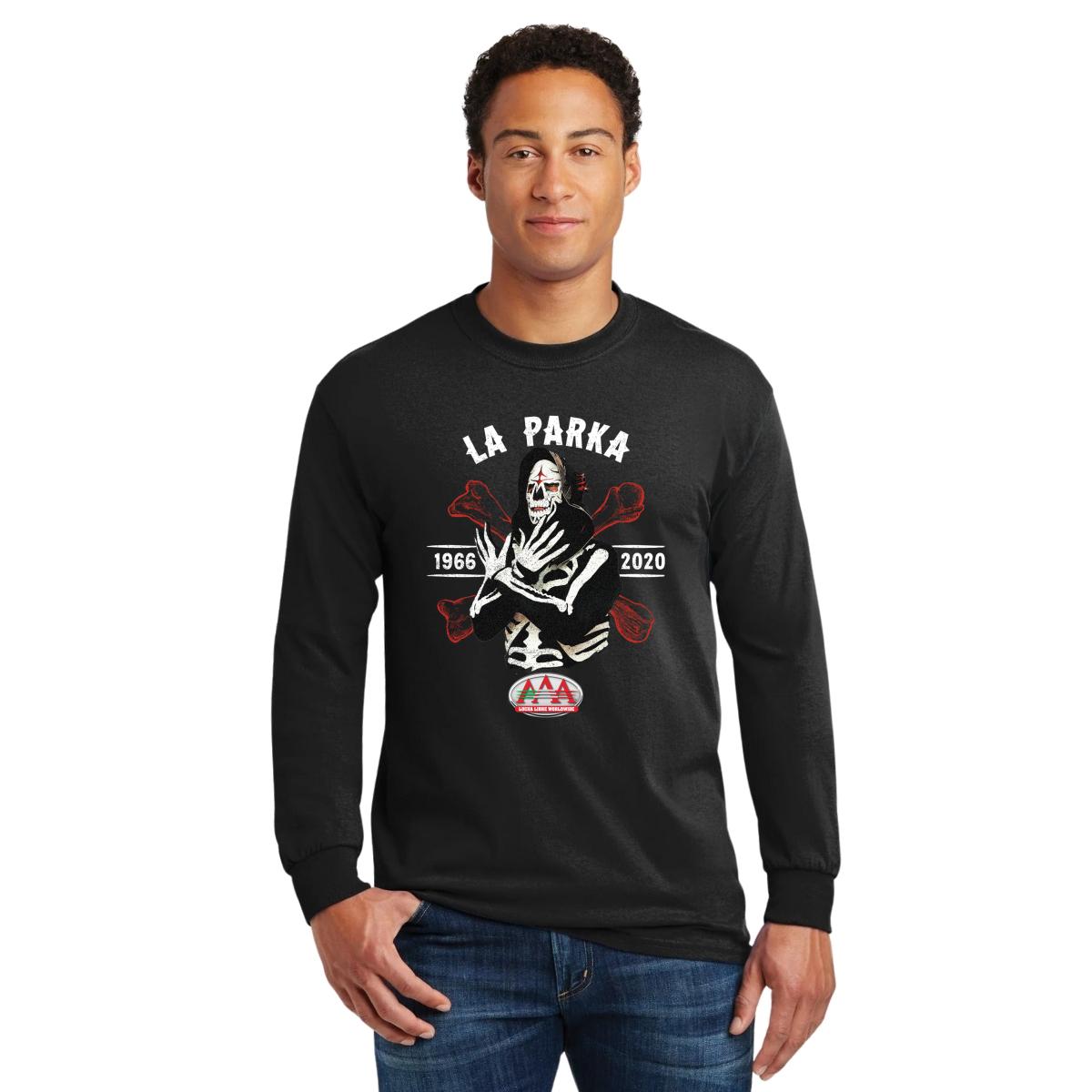 Playera Manga Larga Lucha Libre AAA Hombre La Parka OD77127