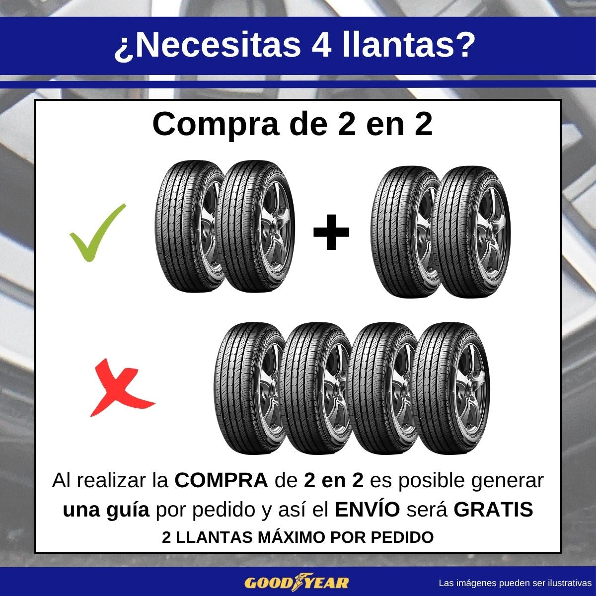 Llanta GOODYEAR 215/75R15 106/103S Wrangler Adventure CAMIONETA