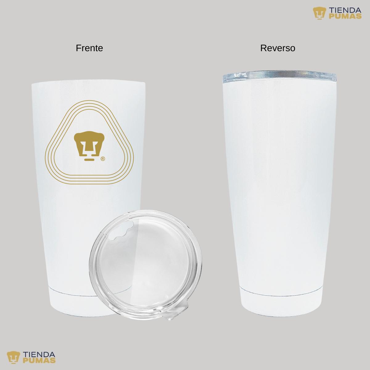 Termo 20 Oz Pumas UNAM Logo Líneas