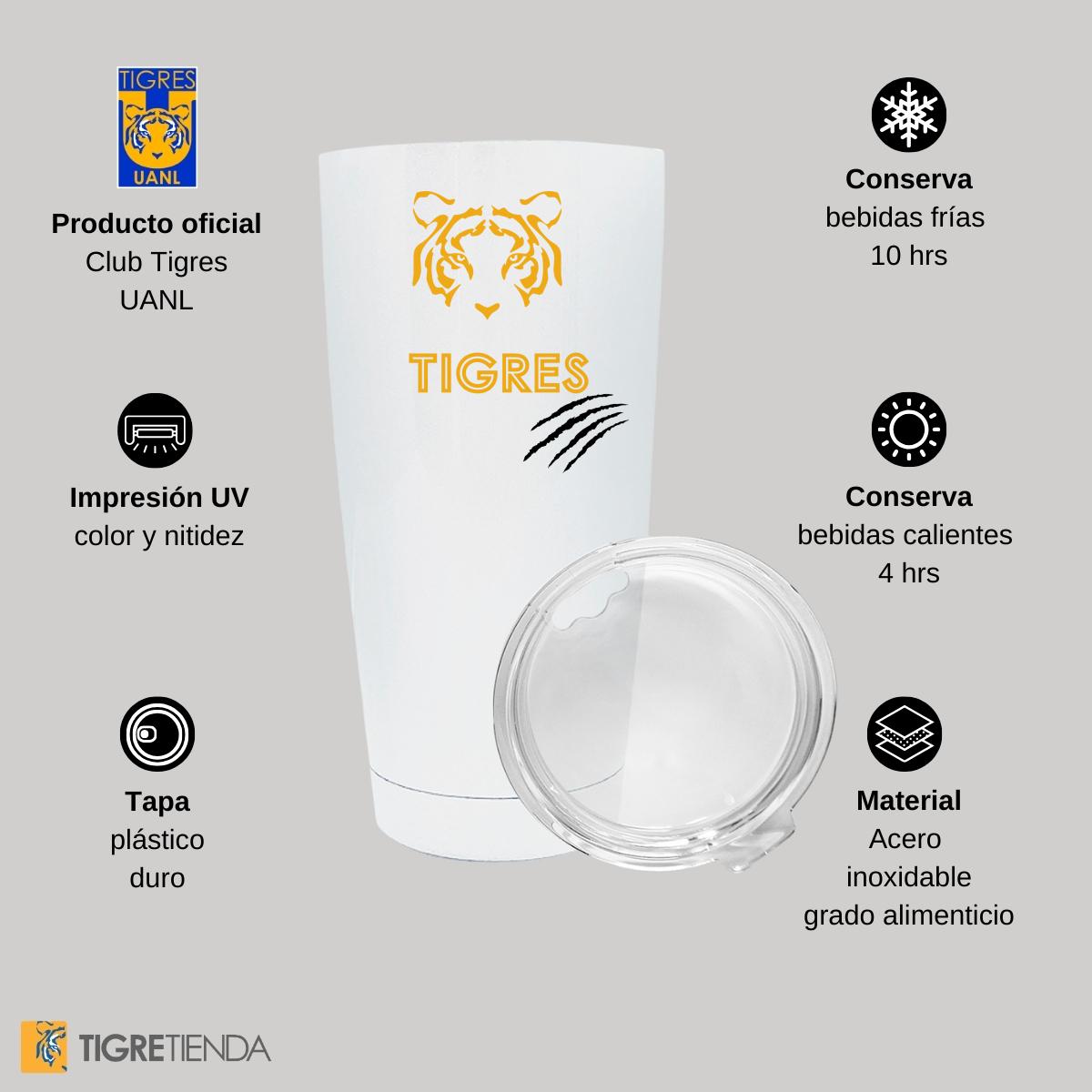 Termo 20 Oz Tigres UANL Rayas