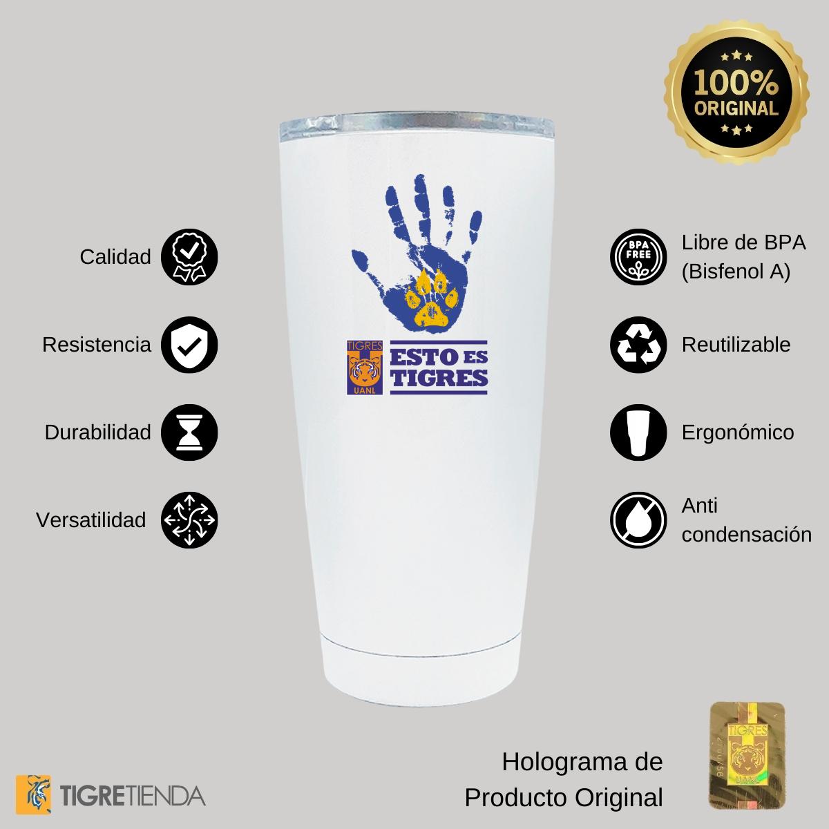 Termo 20 Oz Tigres UANL Huella