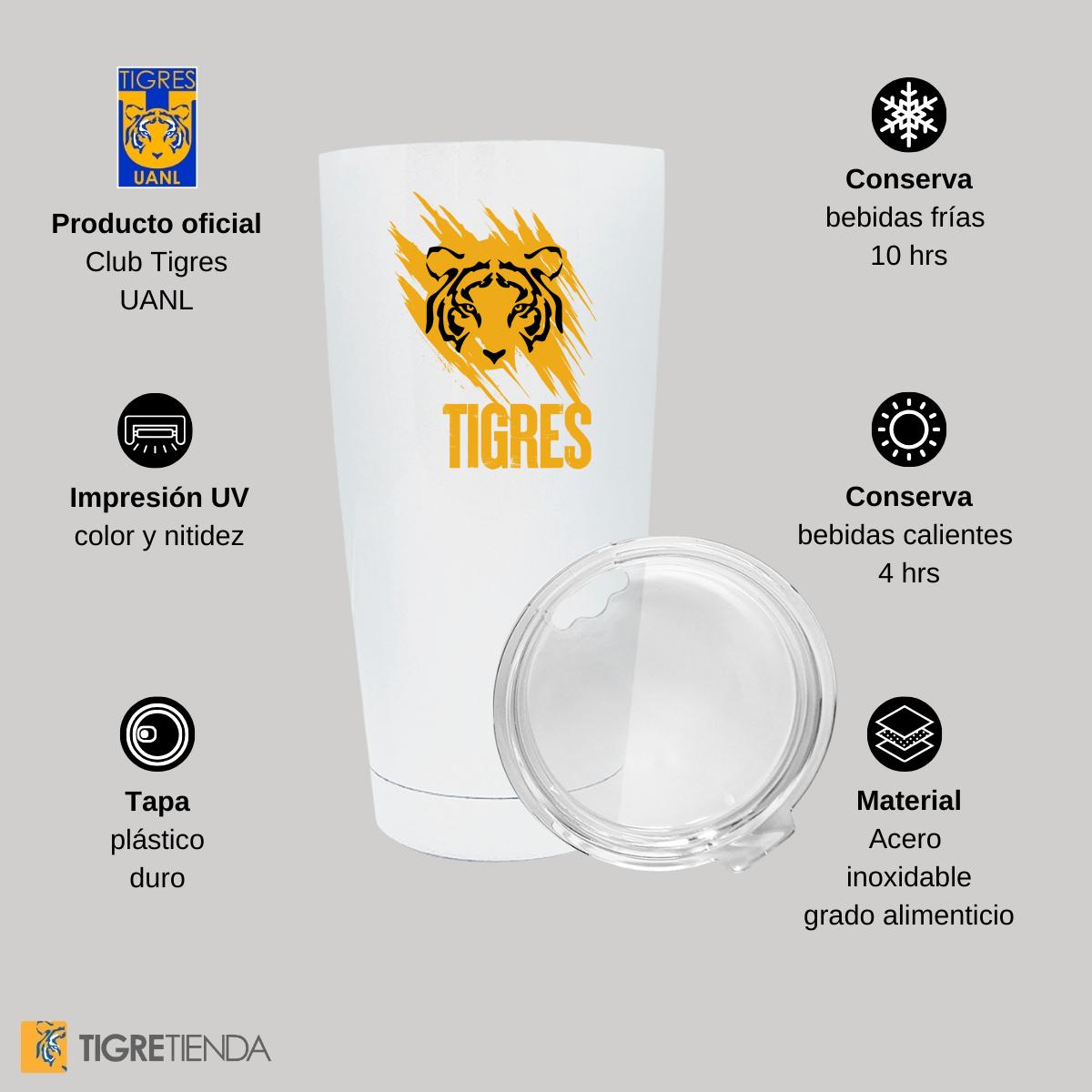 Termo 20 Oz Tigres UANL Rostro