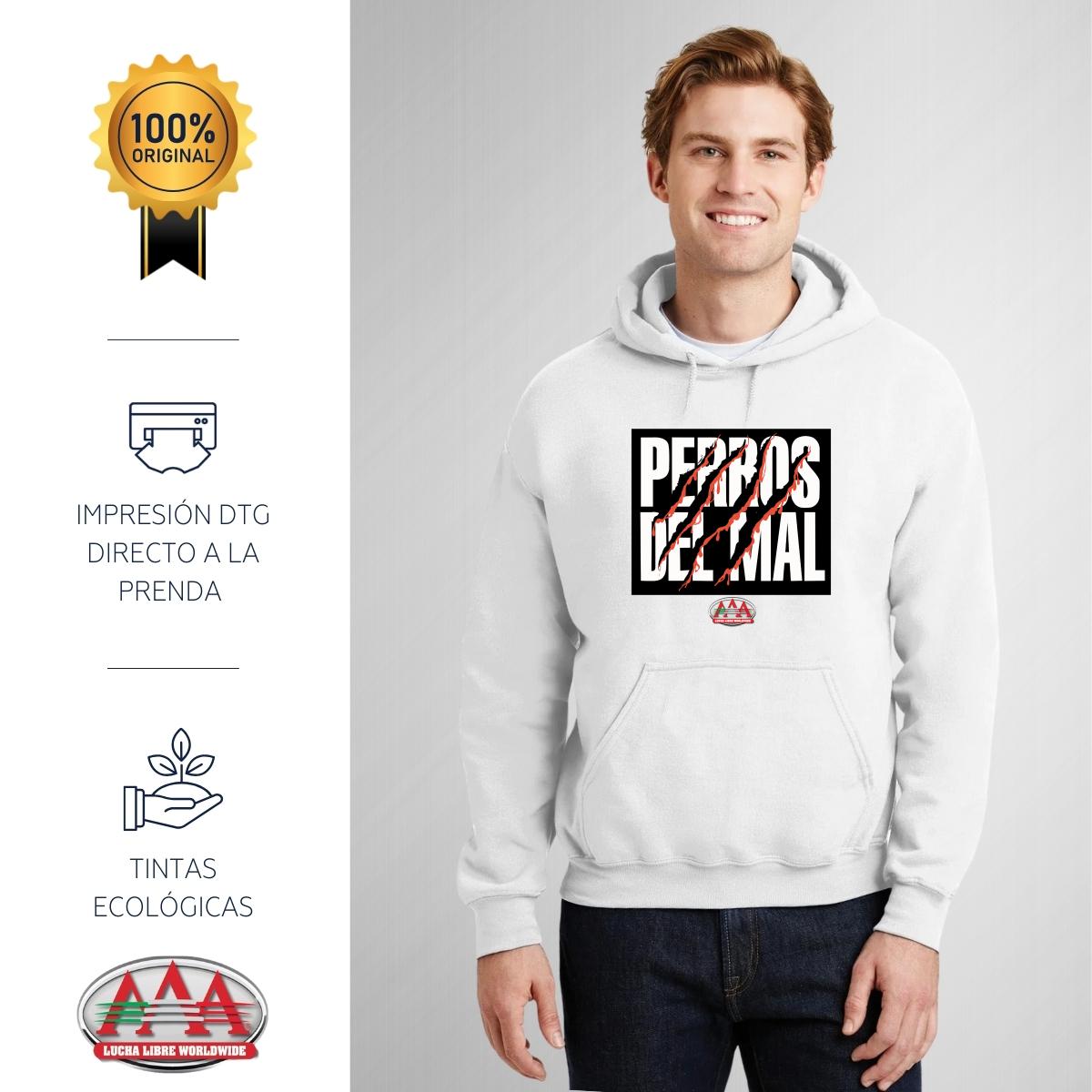 Sudadera Hombre Hoodies  Lucha Libre AAA Perros del mal