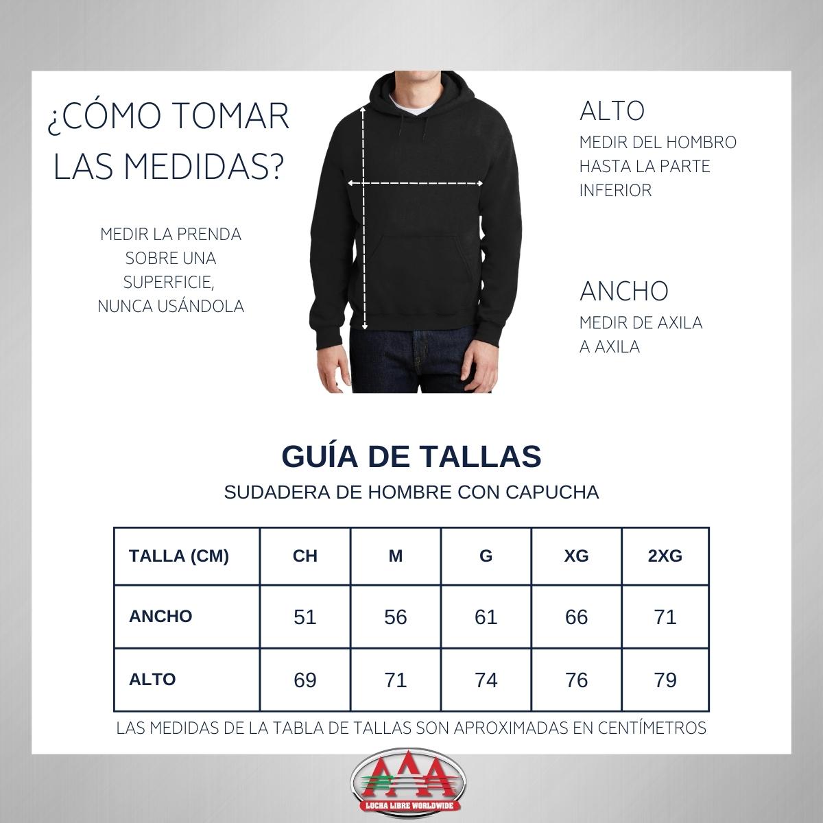 Sudadera Hombre Hoodies  Lucha Libre AAA Perros del mal
