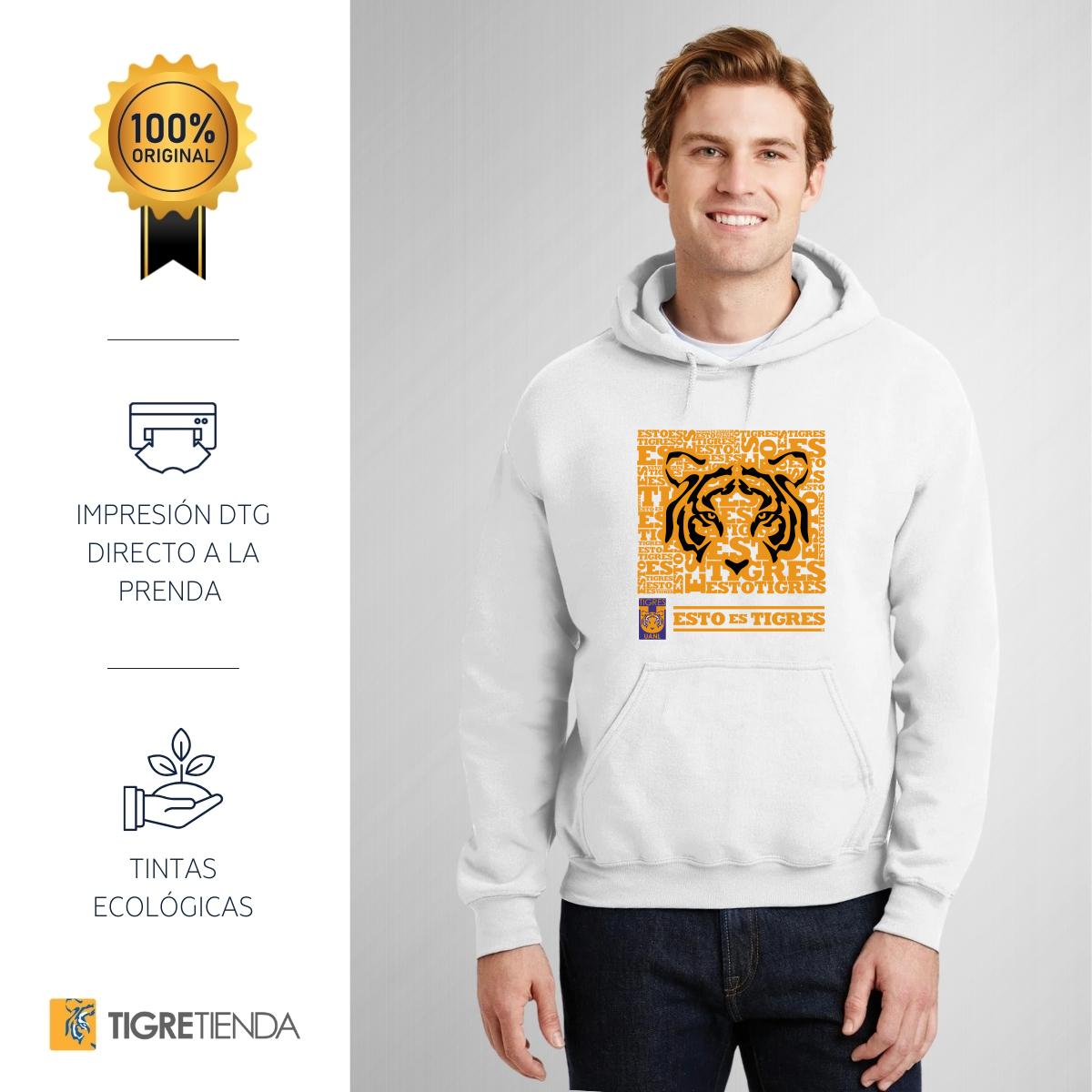 Sudadera Hombre Hoodies  Tigres UANL Esto es Tigres