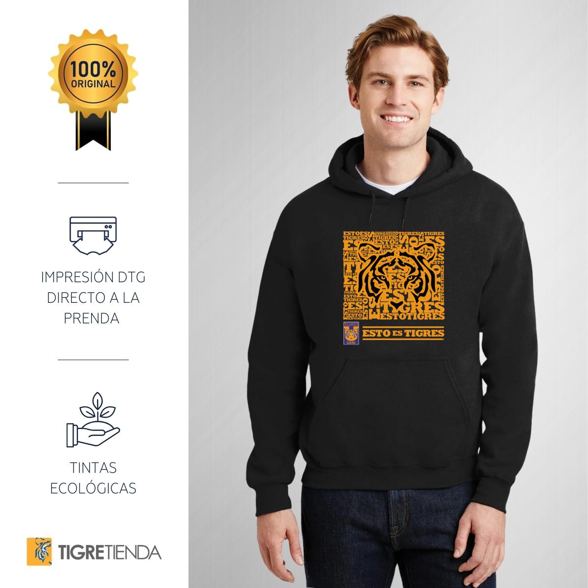 Sudadera Hombre Hoodies  Tigres UANL Esto es Tigres