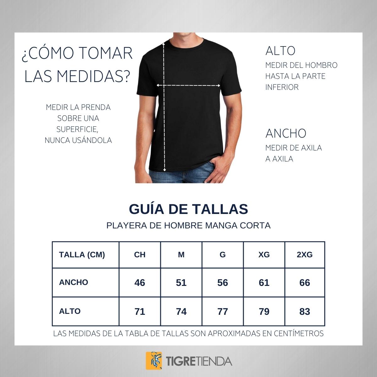 Playera Tigres UANL Hombre Grecas OD77289