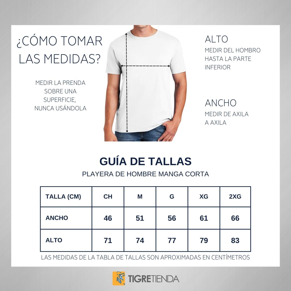 Playera Tigres UANL Hombre Grecas OD77289