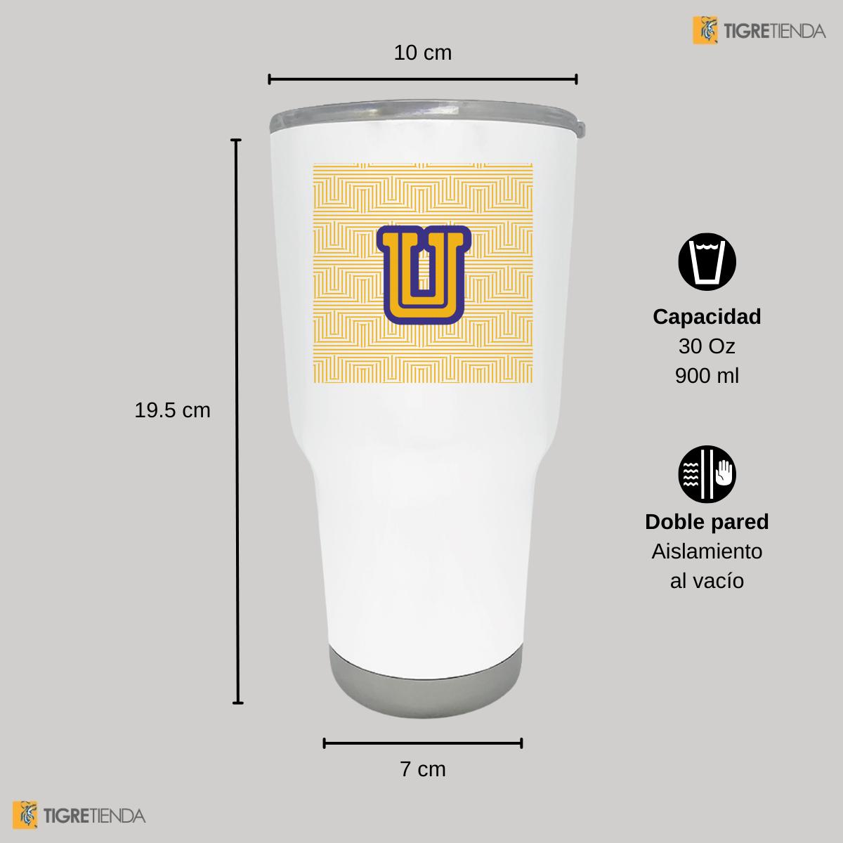 Termo 30 Oz Tigres UANL Grecas