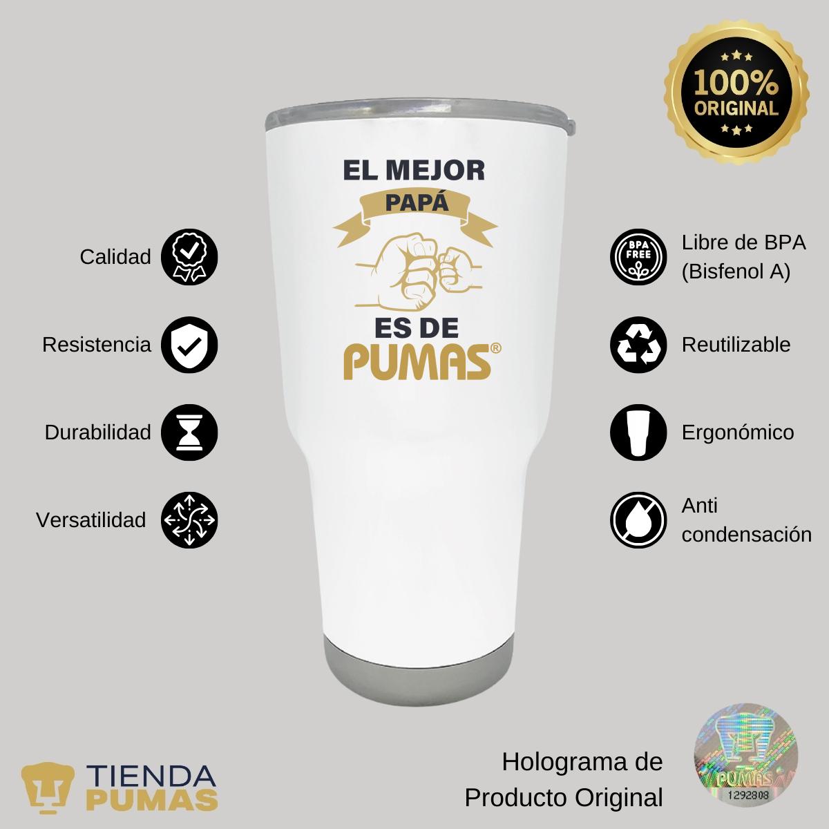 Termo 30 Oz Pumas UNAM El mejor papá