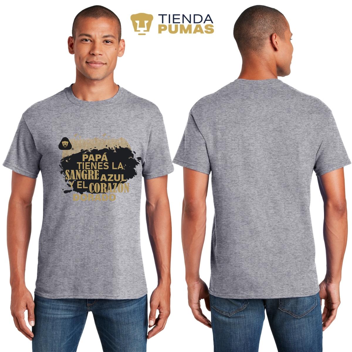 Playera Hombre Pumas UNAM Papá sangre azul