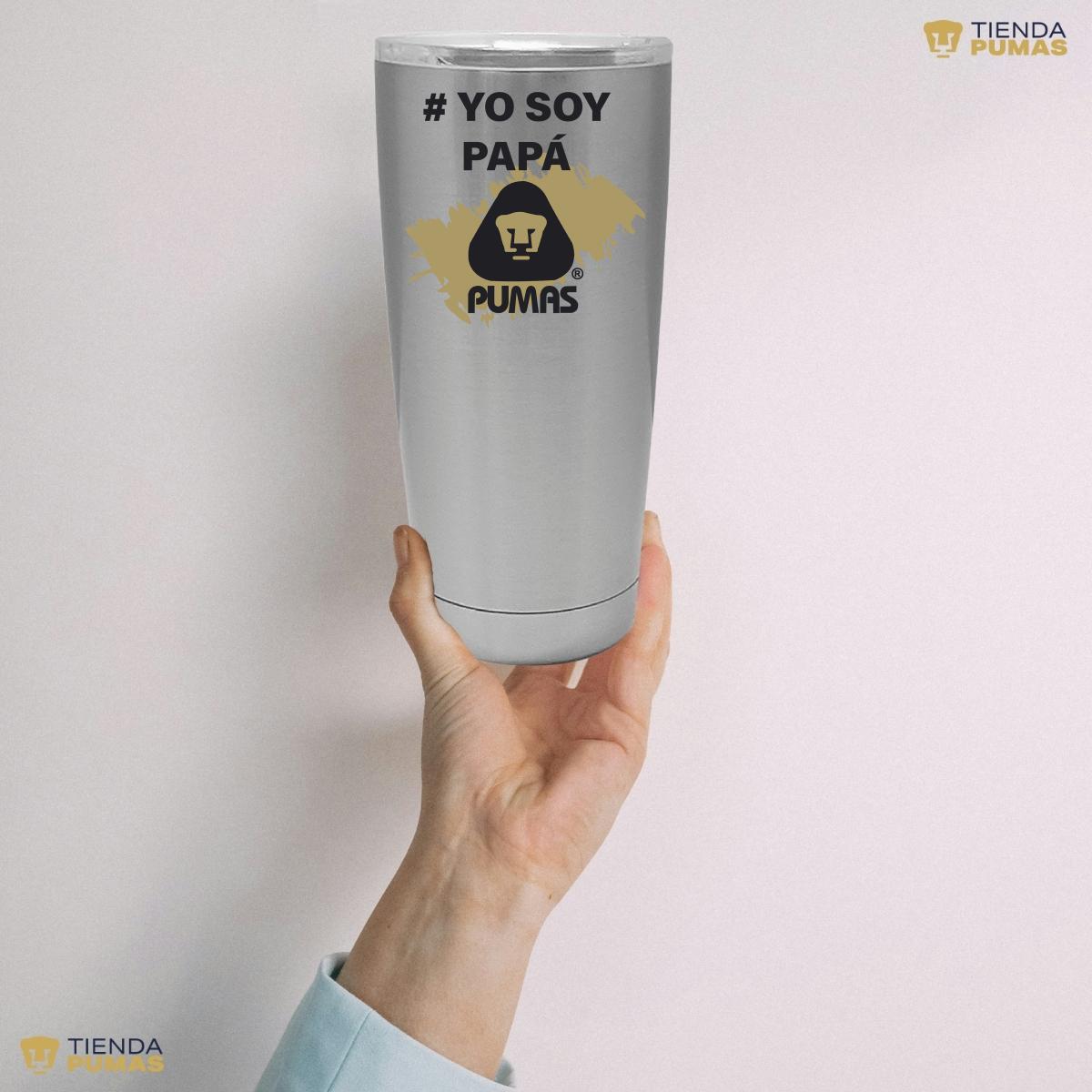 Termo Vaso Térmico 20 Oz Pumas UNAM Yo soy papá Pumas