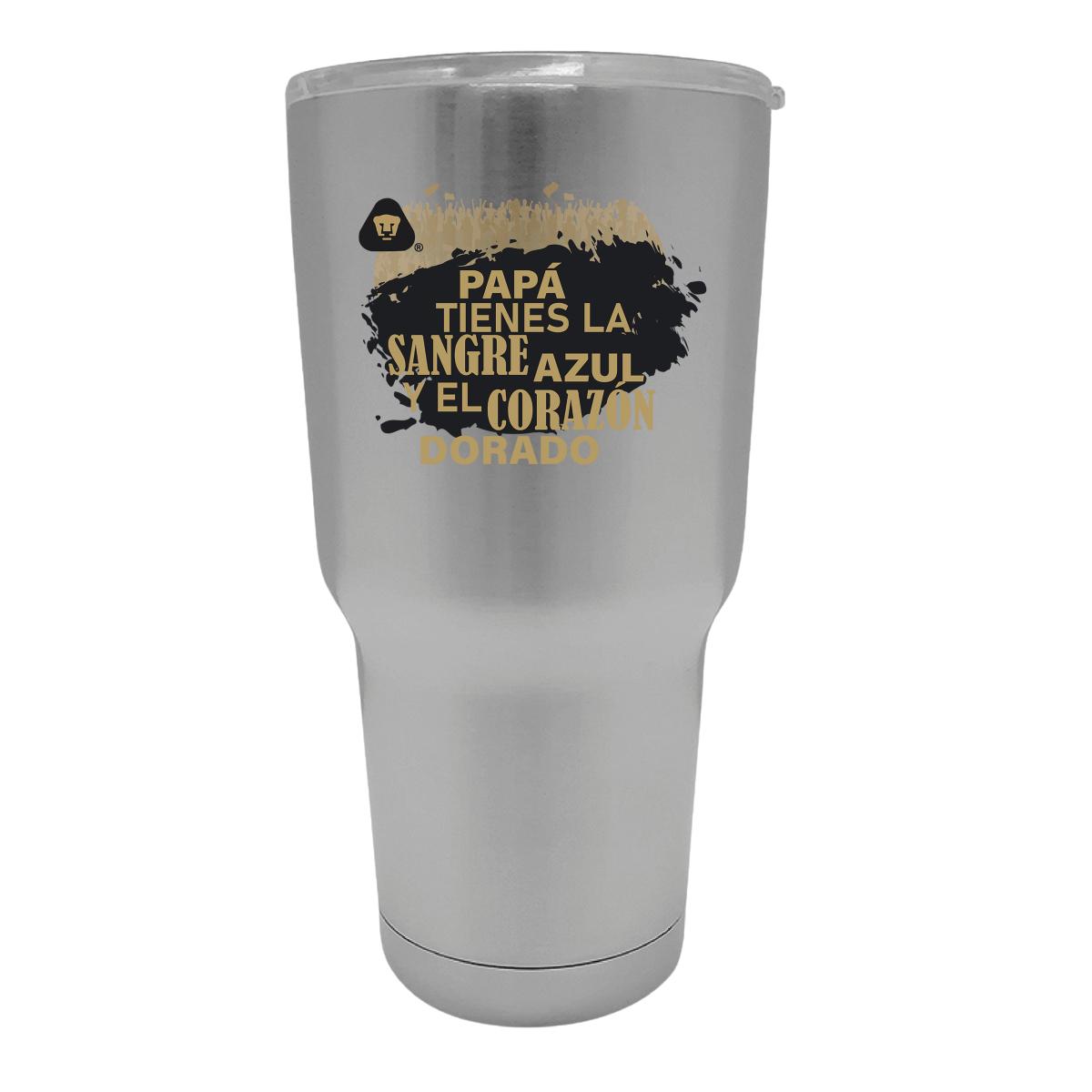 Termo Vaso Térmico 30 Oz Pumas UNAM Papá sangre azul