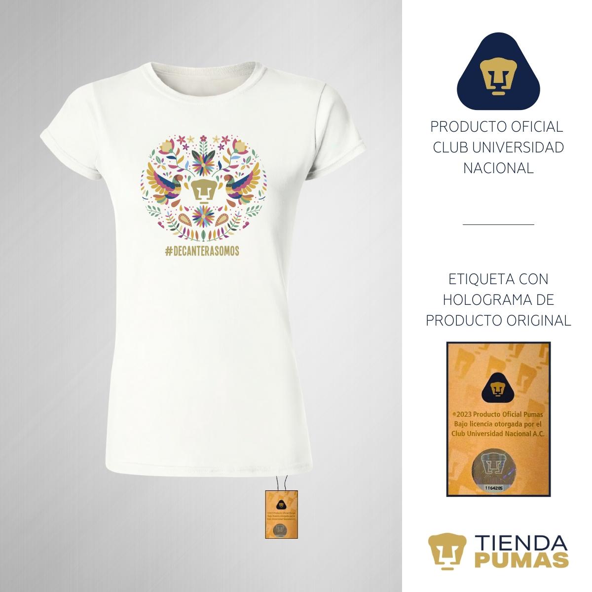 Playera Mujer Pumas UNAM México De cantera somos