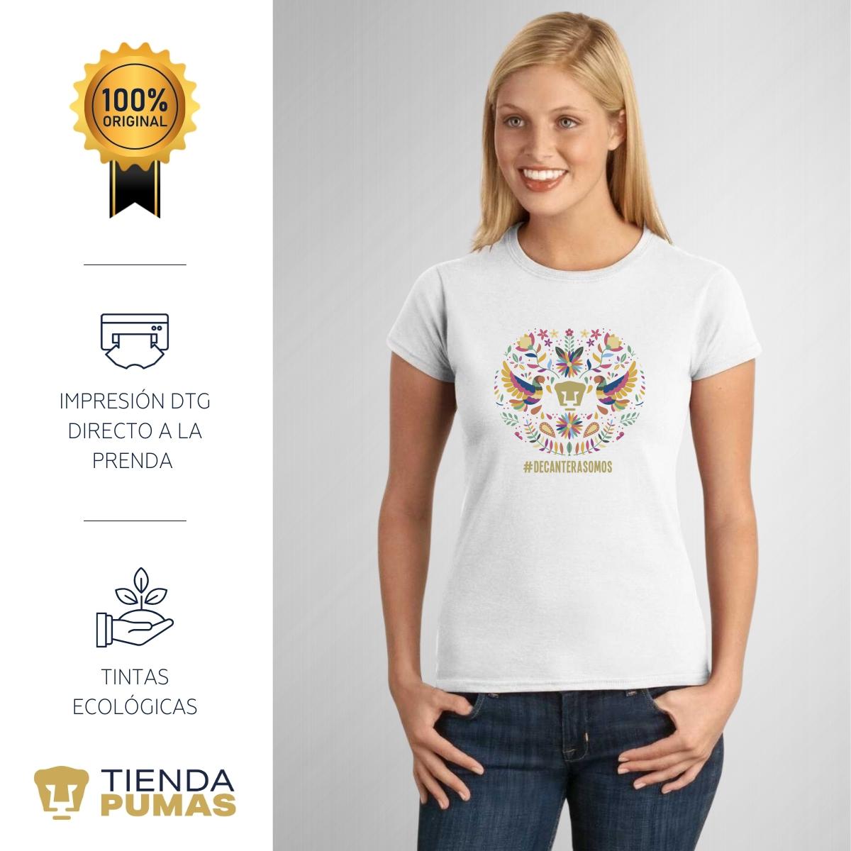 Playera Mujer Pumas UNAM México De cantera somos