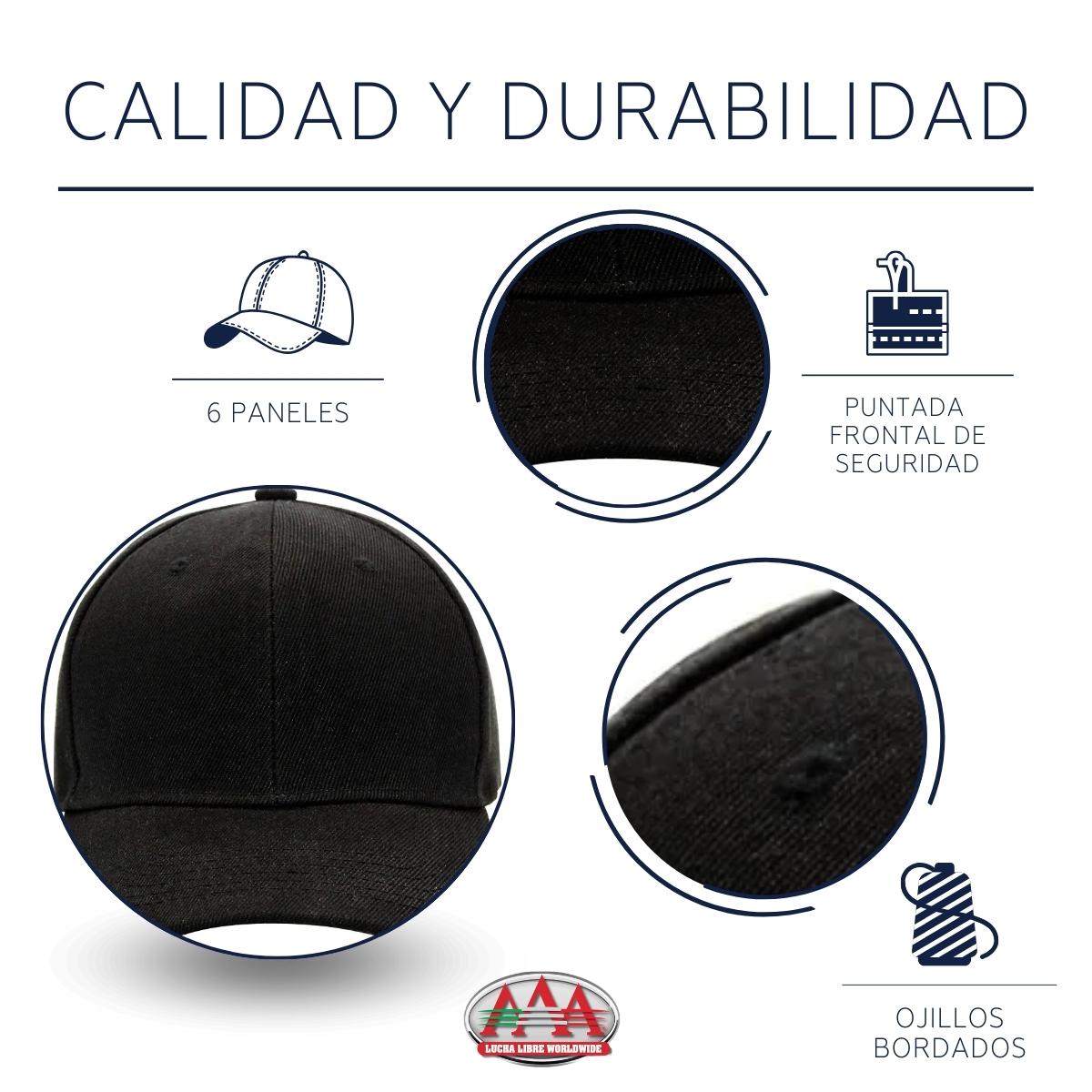 Gorra Ajustable Unisex Lucha Libre AAA Estilo AAA