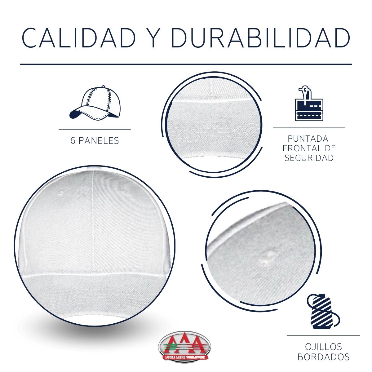 Gorra Ajustable Unisex Lucha Libre AAA Estilo AAA