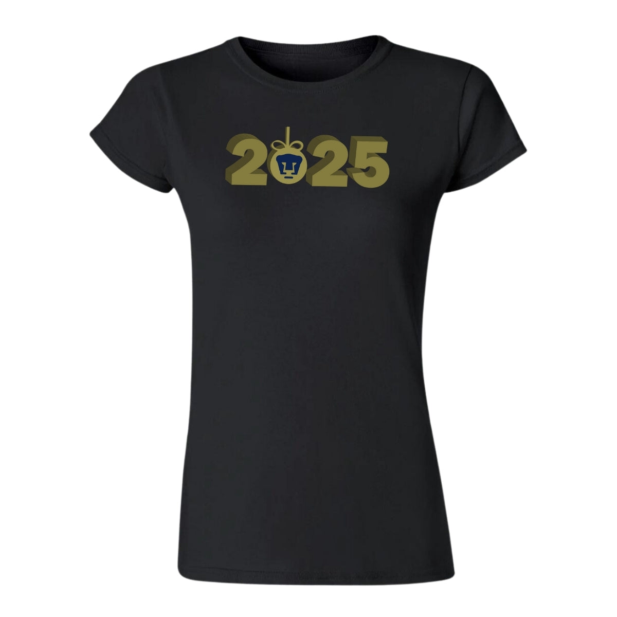 Playera Navideña Mujer Pumas UNAM Año Nuevo