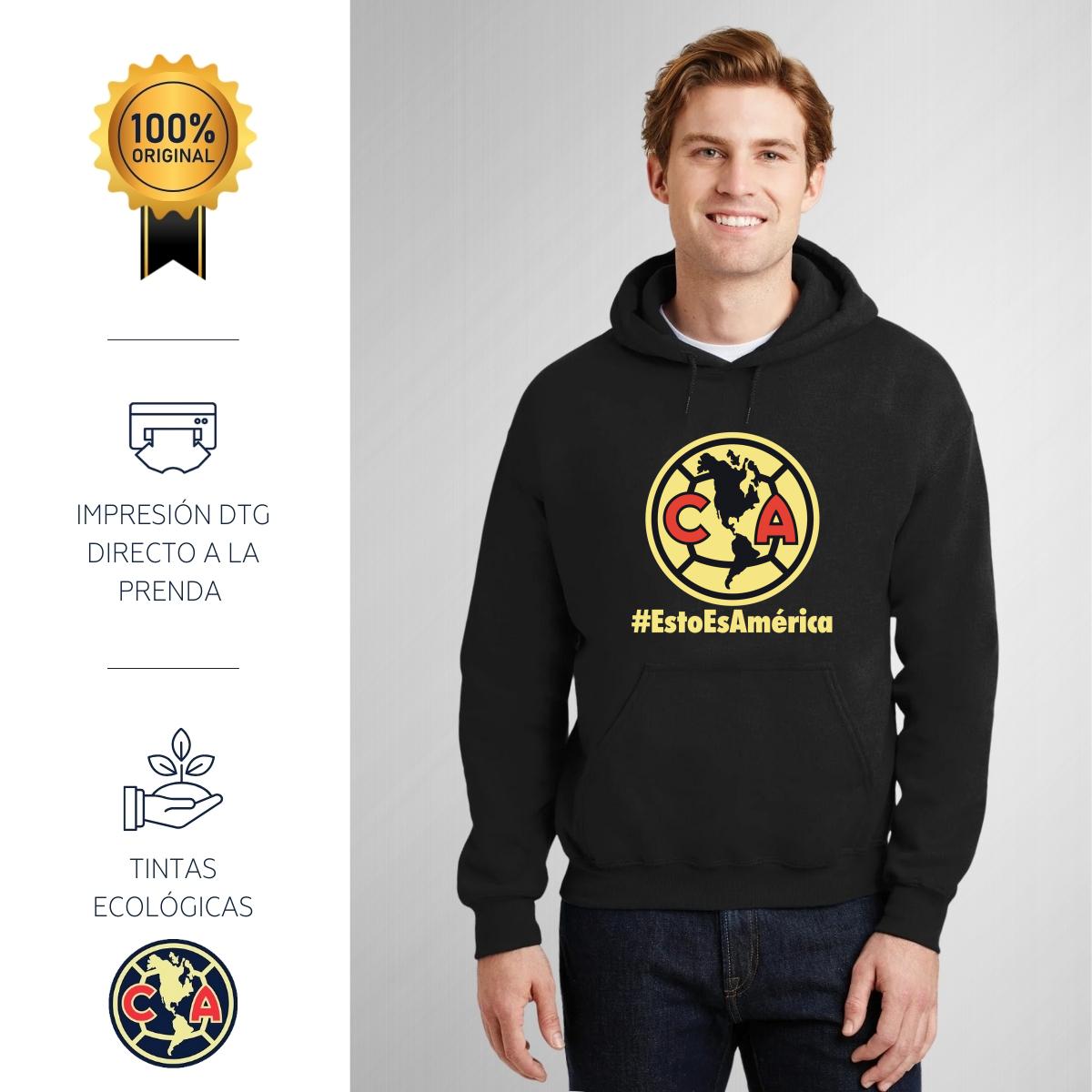 Sudadera Hombre Hoodie América Esto es América