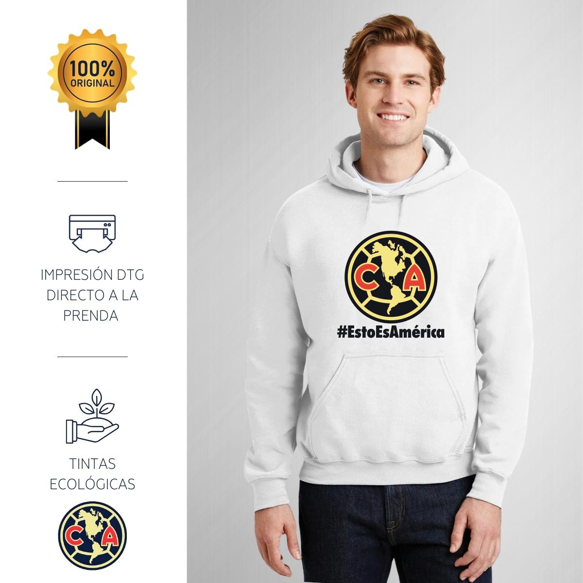 Sudadera Hombre Hoodie América Esto es América