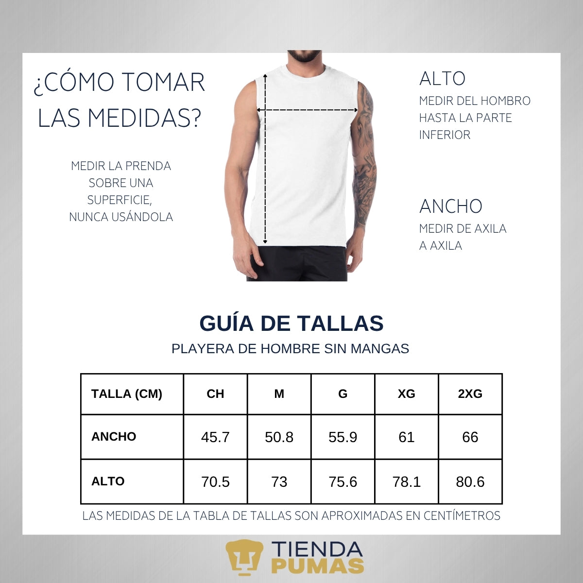 Playera Sin Manga Hombre Pumas UNAM Hecho en C.U. DTG-Vinil