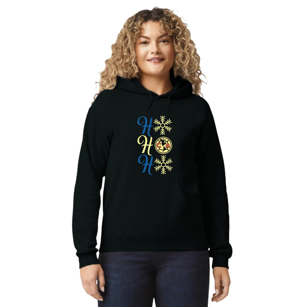 Sudadera Mujer Hoodie América Ho Ho Ho