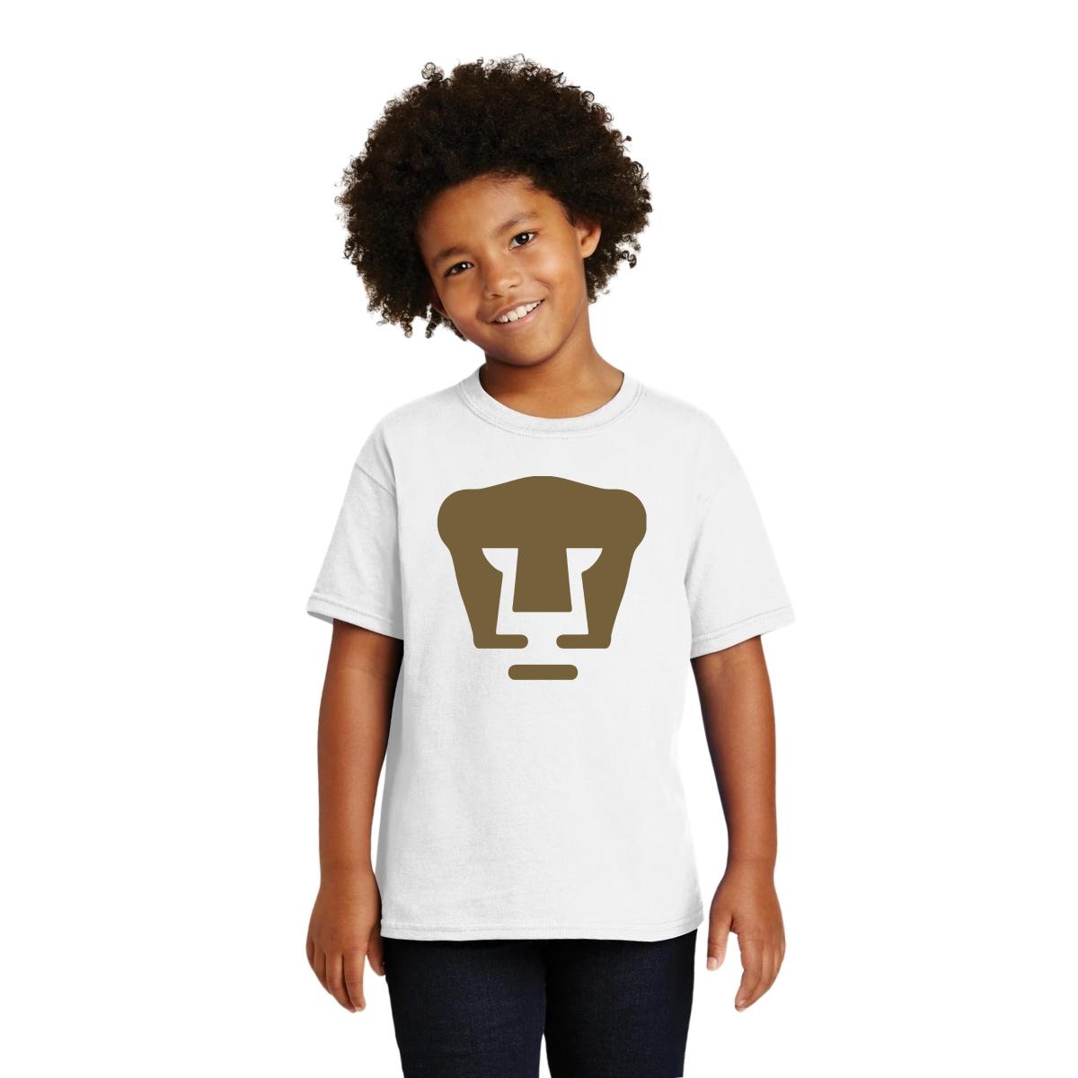 Playera Niño Niña Pumas UNAM Logo Dorado