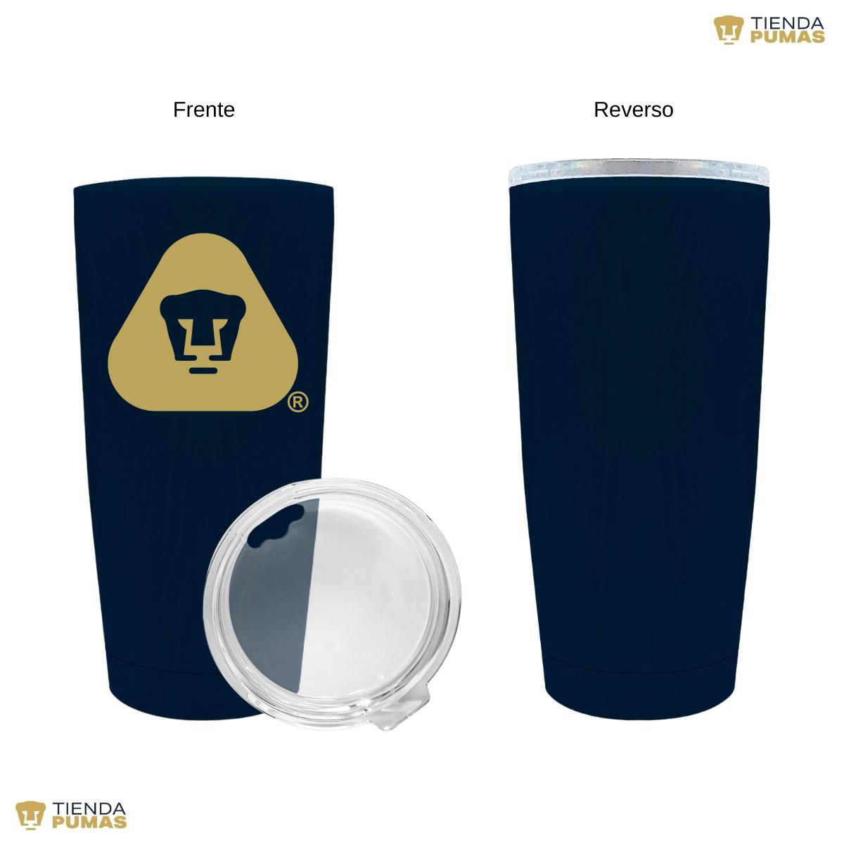 Termo 20 Oz Pumas UNAM Logo Triángulo