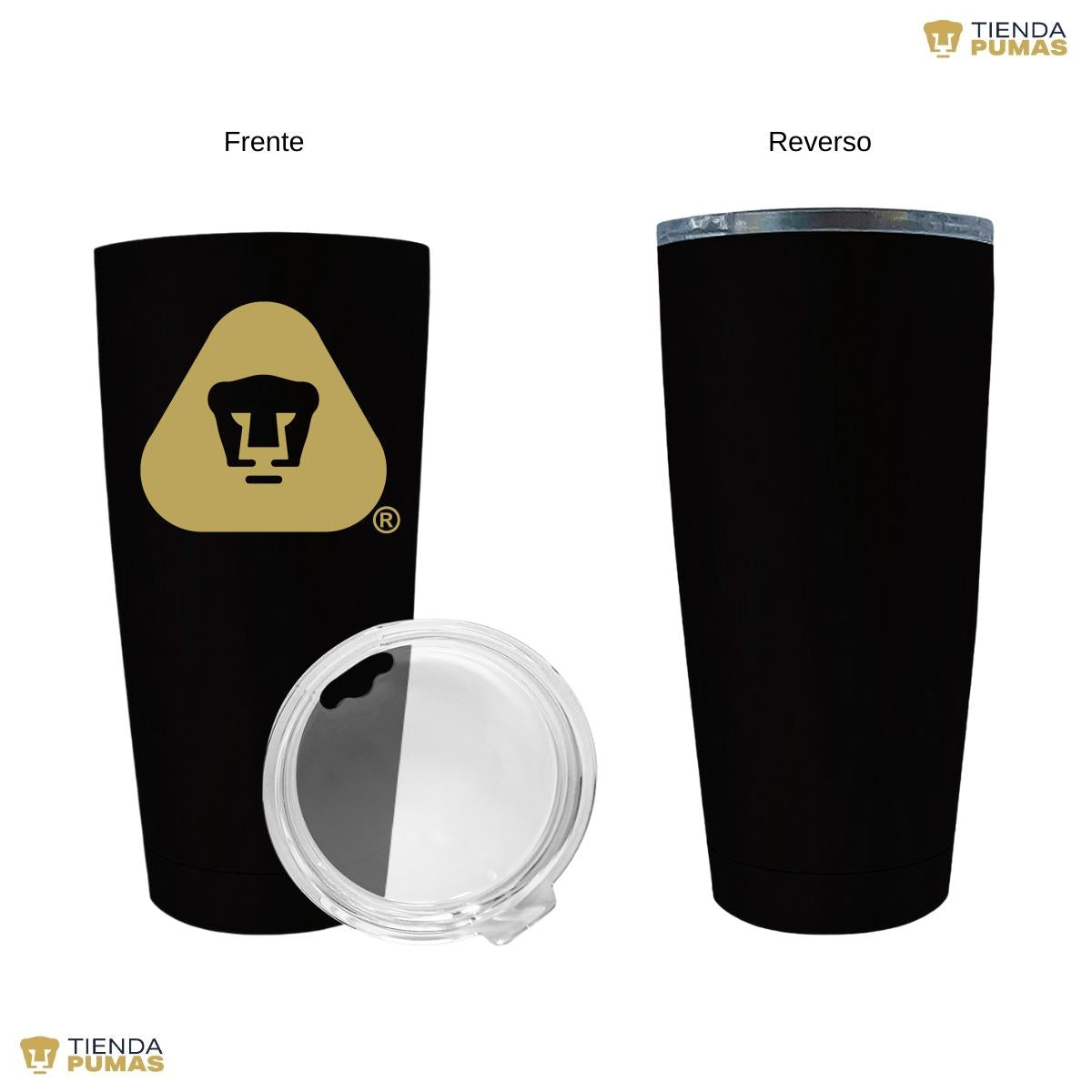 Termo 20 Oz Pumas UNAM Logo Triángulo